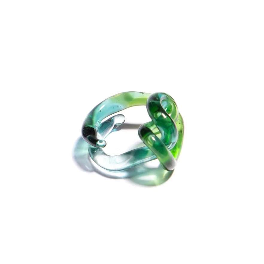 Anillo Interconexión Verde Turquesa