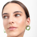 Aretes Remolino Verde