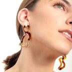 Aretes Interconexión L Ambarillo