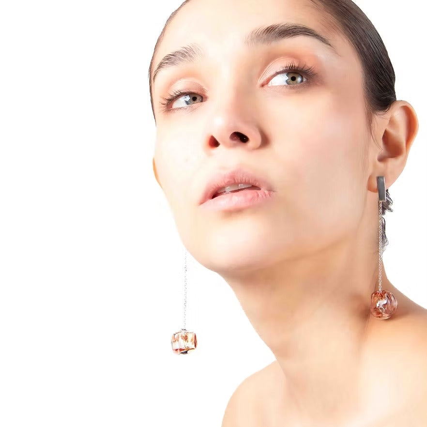 Aretes Soplo S Rojo