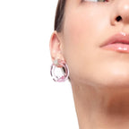 Aretes Remolino Rosado