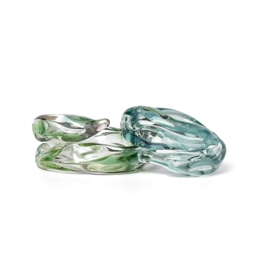 Anillo Soplo Remolino Azul