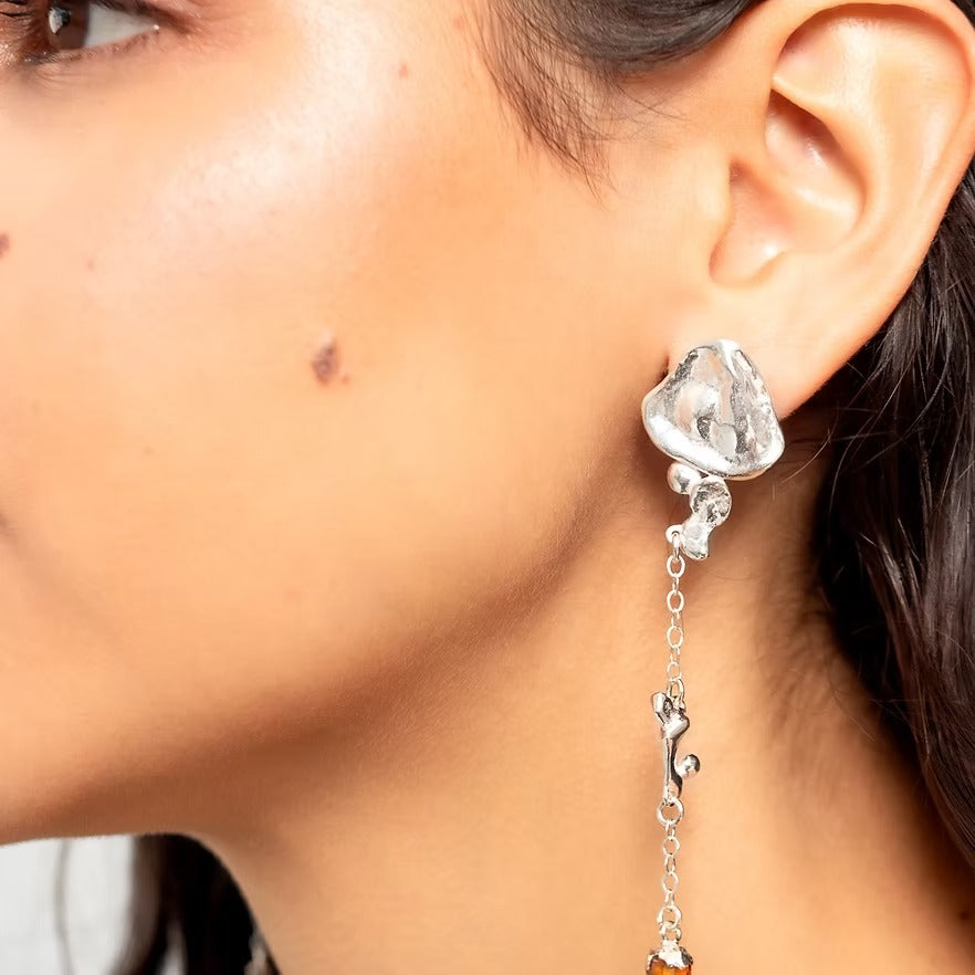 Aretes Sublimación L Ámbar