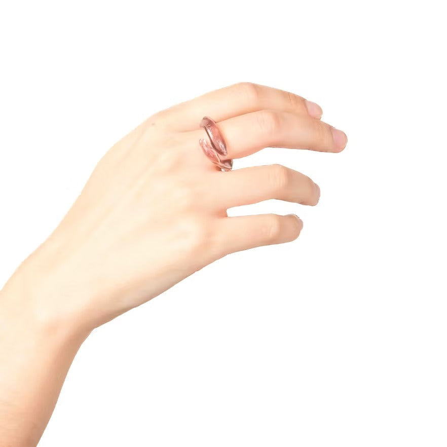 Anillo Soplo Remolino Morado