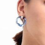 Aretes Remolino Azul