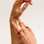 Anillo Remolino Ámbar