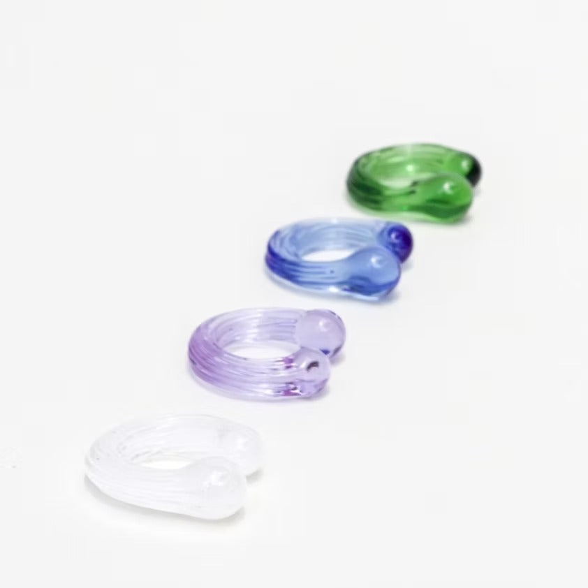 Earcuff Remolino Verde