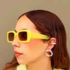 Aretes Remolino Blanco