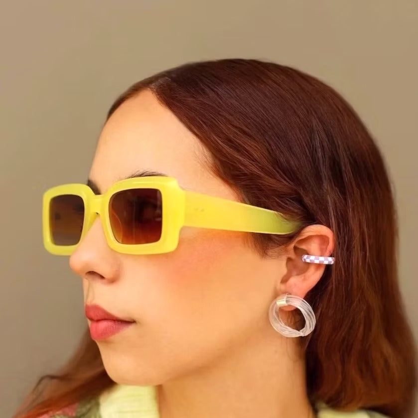 Aretes Remolino Blanco