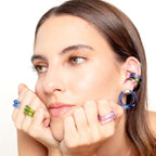Earcuff Remolino Azul