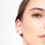 Earcuff Remolino Blanco