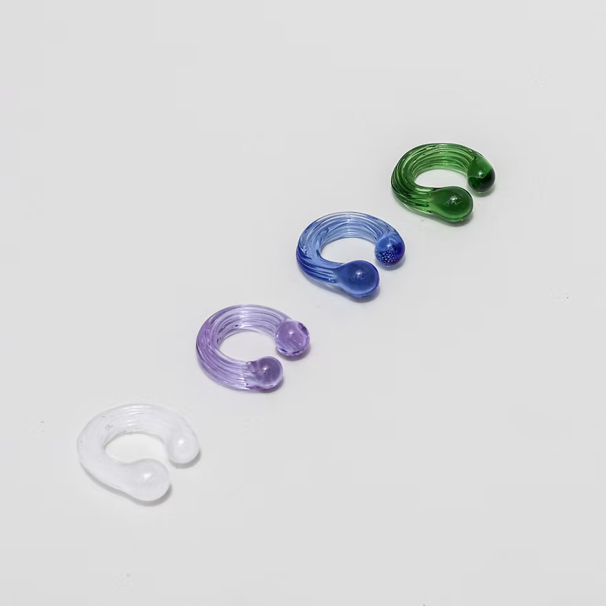 Earcuff Remolino Lila