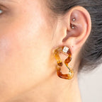 Aretes Interconexión M Ambarillo