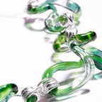 Collar Interconexión Verde Turquesa
